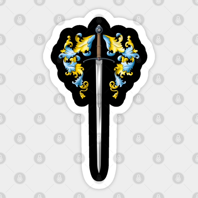 Medieval Sword Sticker by Shad's Store